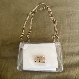 Clear chain crossbody/shoulder bag
